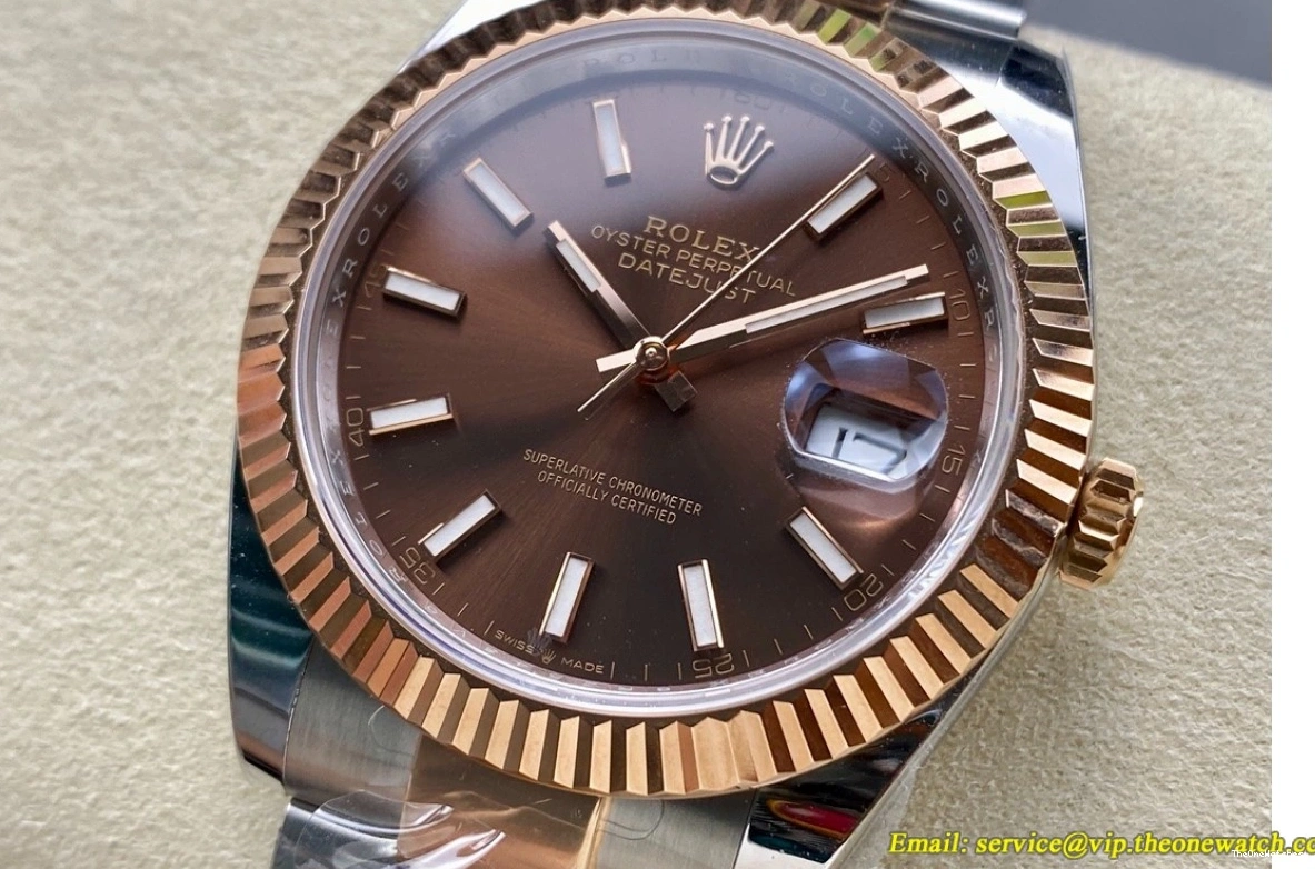 RG SS Heavy Datejust 41mm Brown Stk Version) 126331 Oys ARF SH3235(Tungsten 0203